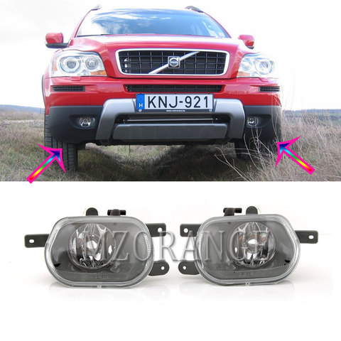 Para VOLVO XC90 Luz de niebla 2002-2013 parachoques delantero luces de niebla sin bombilla antiniebla linterna lámpara Asamblea antiniebla faros ► Foto 1/6