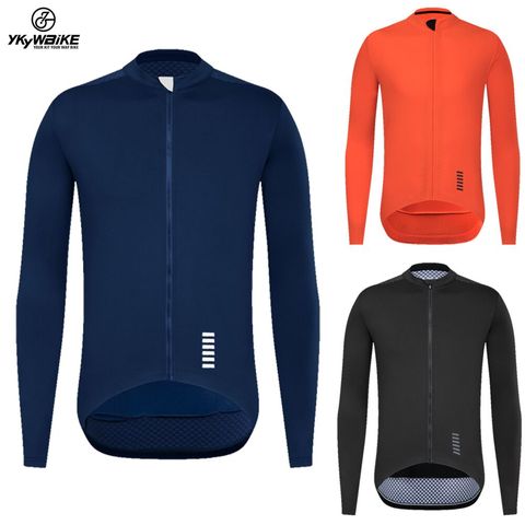 YKYWBIKE-Camiseta de Ciclismo para Hombre, Ropa de manga larga para primavera y otoño, camiseta de bicicleta de carretera, 2022 ► Foto 1/6