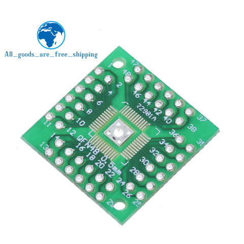 Placa adaptadora HTQFP QFN48 a DIP48 QFN44 0,5mm QFP48 QFP44 PQFP LQFP, 5 uds. ► Foto 1/6