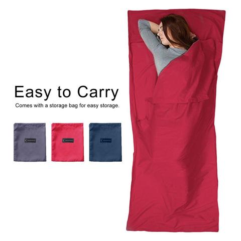 Saco de dormir ultraligero, bolsa de dormir portátil, plegable, para acampar, viaje al aire libre ► Foto 1/1