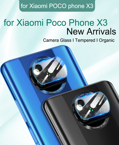 Protector de cristal de cámara para Xiaomi Poco X3, NFC, vidrio templado, protección de lente trasera para Poco X3 Pocophone X3 2022 ► Foto 1/6