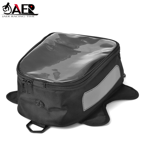 Bolsa de tanque de combustible a prueba de agua JAER motocicleta para BMW Aprilia Ducati YAMAHA KAWASAKI HONDA SUZUKI Moto aceite tanque bolsas mochila ► Foto 1/6