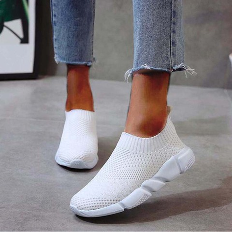 Zapatos vulcanizados de moda para Mujer, Zapatillas informales de ocio, canasta de Color sólido, Zapatillas de deporte para Mujer ► Foto 1/6