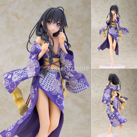 26cm Yukino Yukinoshita Yukata Sexy Anime figura mi adolescente comedia romántica SNAFU 2 figura Yui Yuigahama Sexy figuras de acción de juguete ► Foto 1/6