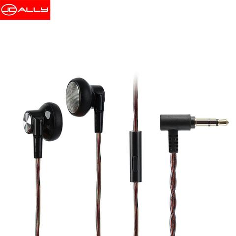 JCALLY EP01 cabeza plana auriculares voz auriculares auricular con Control en cable con OFC 3,5mm cable de alta definición de calidad de sonido ► Foto 1/6