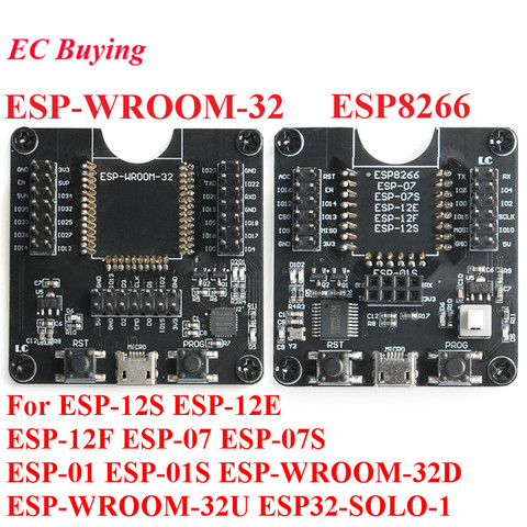 ESP8266 ESP-WROOM-32 Placa de desarrollo prueba ESP32 quemando accesorio herramienta para ESP-12S ESP-12E ESP-12F ESP-07S ESP-01S ESP-WROOM-32D ► Foto 1/6
