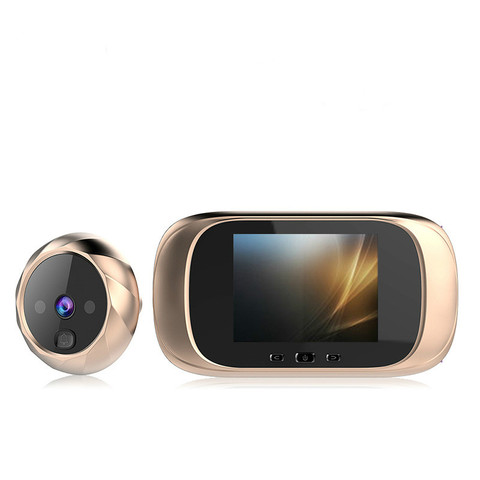 Timbre de vídeo Digital LCD de 2,8 pulgadas, mirilla, visor, cámara de monitoreo de ojo de la puerta, 90 grados ► Foto 1/6