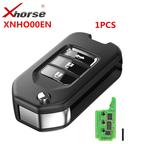 XHORSE-llave remota Universal para Honda, llave inalámbrica XNHO00EN, 3 botones con Chip NXP para VVDI2 y VVDI, una unidad ► Foto 1/6