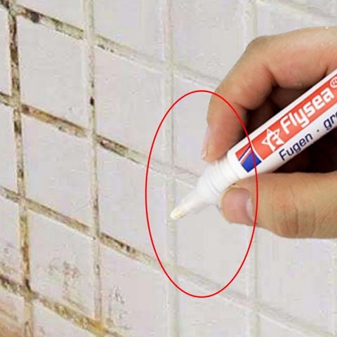 Pluma de reparación de huecos de azulejos, Special Beauty de costura de azulejo de piso, reparación de azulejo de cerámica, pluma de sombreado, herramienta de limpieza del hogar ► Foto 1/6