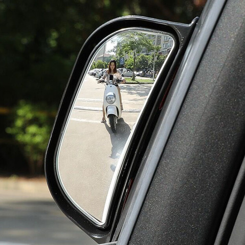 Universal espejo retrovisor del coche-amplio ángulo de punto ciego espejo Pilar B asiento trasero auxiliar de espejo de observación seguridad de conducción ► Foto 1/5