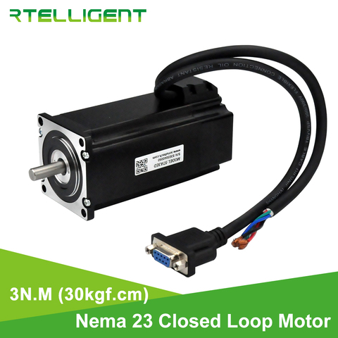 Rtelligent-Motor paso a paso Nema 23 3n. M 30kgf.cm 4.0A, circuito cerrado, híbrido Nema23, codificador de línea 1000, 57x57mm ► Foto 1/6