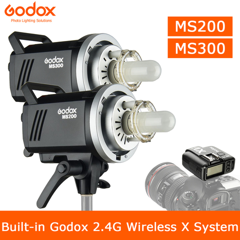 Godox-receptor inalámbrico MS200 200W o MS300 300W 2,4G, dispositivo compacto y duradero con montaje Bowens para Flash de estudio ► Foto 1/6