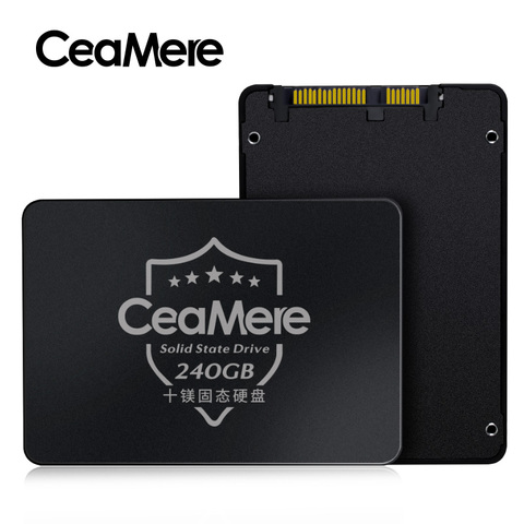 CeaMere-unidad interna de estado sólido para ordenador portátil, SSD de 1TB, 120GB, 240GB, 480GB, 60GB, SSD de 2,5 pulgadas, SATA SATAIII de 64gb, 256gb, 128GB ► Foto 1/6