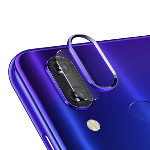 Anillo de Metal Protector de cámara para Xiaomi Redmi Note 7 Note7 Pro cámara de cristal Redmi Note 7 Pro lente de cámara templado protector de vidrio ► Foto 1/6