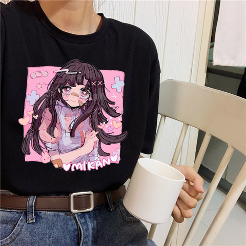 Mikan Tsumiki-Camiseta de dibujos animados kawaii para chicas, ropa de  calle japonesa, top informal Harajuku, camiseta para mujer de verano holgada  vintage - Historial de precios y revisión | Vendedor de AliExpress -