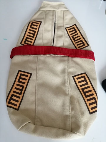 Anime Naruto Gaara Cosplay estilo calabaza mochila lona bandolera doble suave Satchel pequeño niños cartera estudiante ► Foto 1/6