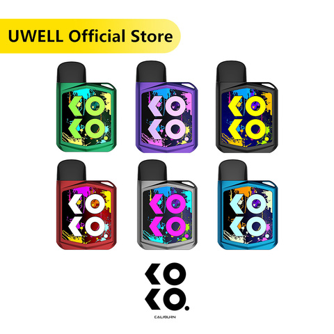 UWELL-Kit de sistema de vapeo Caliburn KOKO Prime, batería de 15W y 690 mAh, Cartucho recargable de 2 ML, compacto y portátil ► Foto 1/6