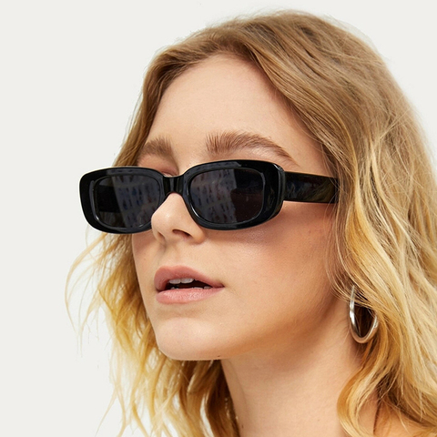 Gafas de sol cuadradas de moda para mujer - Gafas de viaje retro Tonos de  moda