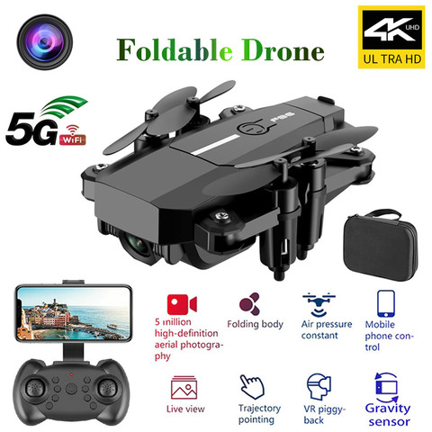 Zumbido RC Drone Quadrocopter UAV con cámara de Control remoto 4K profesional Dron HD WIFI Quadcopter helicóptero una tecla de retorno de juguete ► Foto 1/6