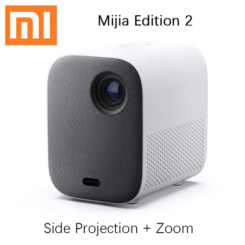 Xiaomi Mijia proyector edición juvenil 2 Mini DLP proyector Full HD 1080P 460 ANSI Android Wifi casa teatro Beamer TV con Zoom ► Foto 1/6