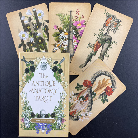 Cartas de Tarot de anatomía antigua, juego de mesa de fiesta familiar, oráculo inglés completo, adivinación, destino ► Foto 1/6