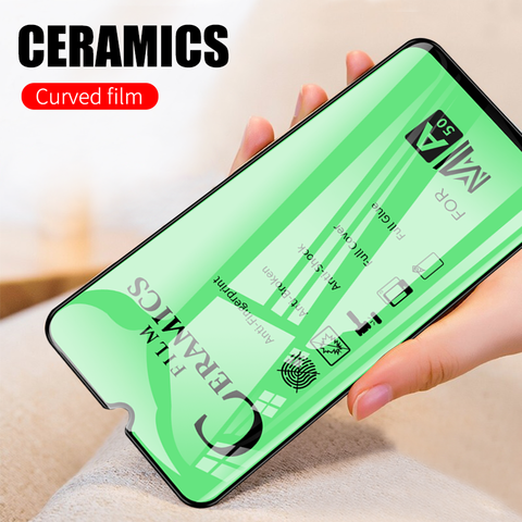 Protector de pantalla de vidrio templado para Xiaomi, Protector de pantalla de cerámica suave para Xiaomi Mi Redmi Note 9s 8 8T 7 6 Pro Max 8 8A 7A 6A 9T K20 Pro 9 Lite A3 CC9e ► Foto 1/6