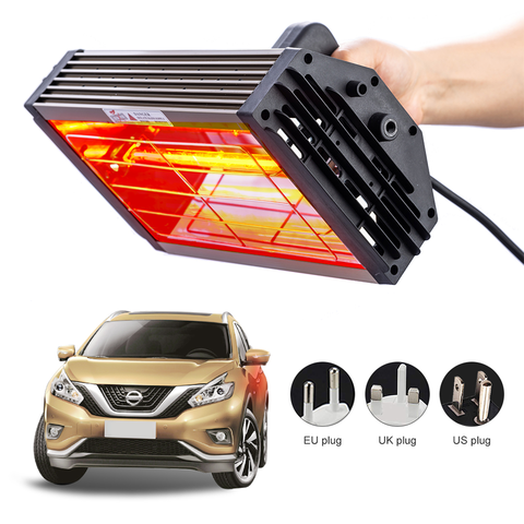 Lámpara de curado de pintura de coche, Lámpara de infrarrojos de onda corta de 1000W, lámpara de pintura de coche, calentador halógeno, luz infrarroja ► Foto 1/6