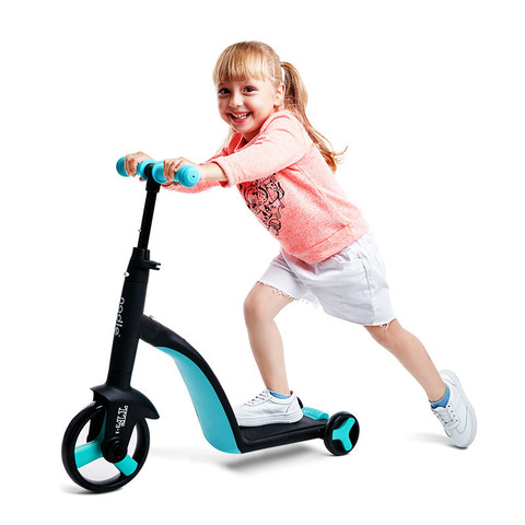 3 en 1 niños Scooter triciclo bebé bicicleta de equilibrio paseo en juguetes chico s para aprender caminar Scooter juguetes para chico ► Foto 1/5