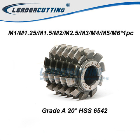 Cortador de placa de engranajes HSS 6542, módulo, PA20 M1 M1.5 M1.75 M2 M2.25 M2.5 M2.75 M3 M3.5 M4 M4.5 M5 M5.5 M6, envío gratis ► Foto 1/2