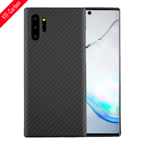 YTF-funda de teléfono de fibra de carbono para Samsung Galaxy note 10, note 10 plus, funda de teléfono de fibra de aramida, carcasa fina y ligera ► Foto 1/6