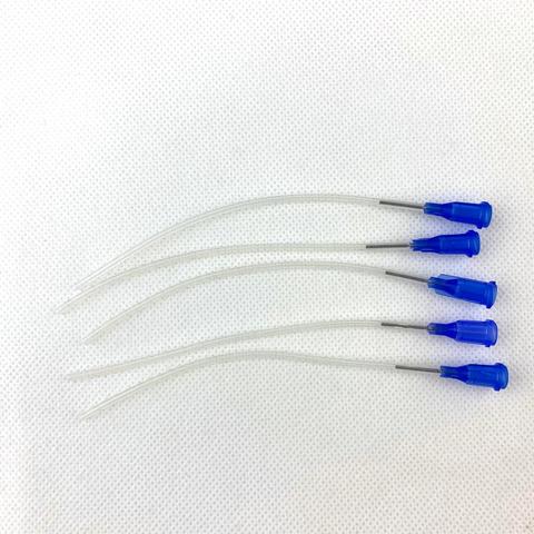 Paquete de 5 agujas para gaveta Oral de pájaro pequeño (diámetro exterior = 2mm) tubo suave de silicona de 4 pulgadas (100mm) de largo (sin jeringa) ► Foto 1/1