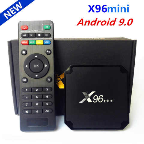 Original X96 mini Android 7,1 Smart TV caja Amlogic S905W Quad Core 2 GB 16 GB 2,4 GHz WiFi IPTV reproductor de medios X96mini Set top box ► Foto 1/6