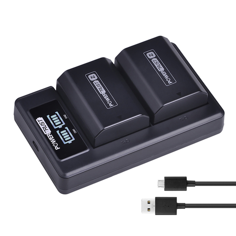 NP-FZ100 FZ100 2280mAh batería + de nuevo LED cargador Dual USB para Sony Alpha 9 A9 9R A9R 9S A9S A7RIII A7R3 7RM3 A7m3 BC-QZ1 ► Foto 1/6