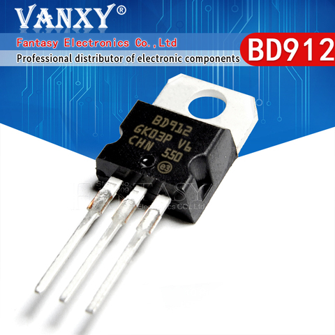 10 Uds BD912 100V 15A-220 BD911 TO220 Darlington transistor nuevo original ► Foto 1/3