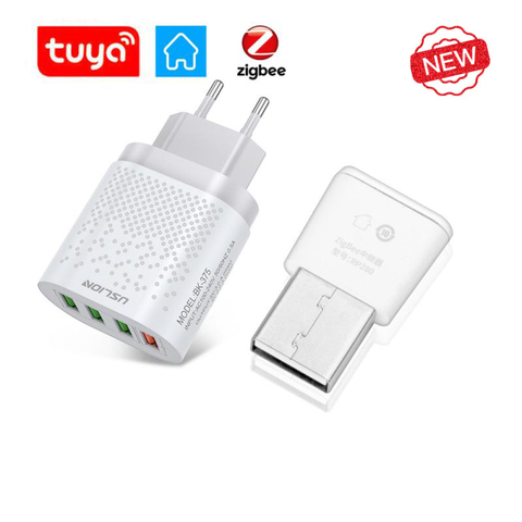 Repetidor de señal Tuya ZigBee 3,0, extensor USB para dispositivos Smart Life, ZigBee, módulo de automatización de domótica ► Foto 1/6