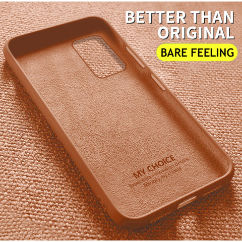 Funda de silicona líquida para Samsung S20 FE, 5G, S20, A51, A71, A21S, A31, funda Original de Color caramelo para Samsung S21 Plus ► Foto 1/6