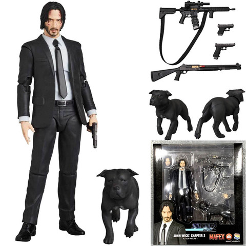 Mafex figura JOHN WICK figura 15cm nuevo tipo 085 JOHN WICK el capítulo 2 de la figura de acción de juguete muñeca regalo ► Foto 1/6