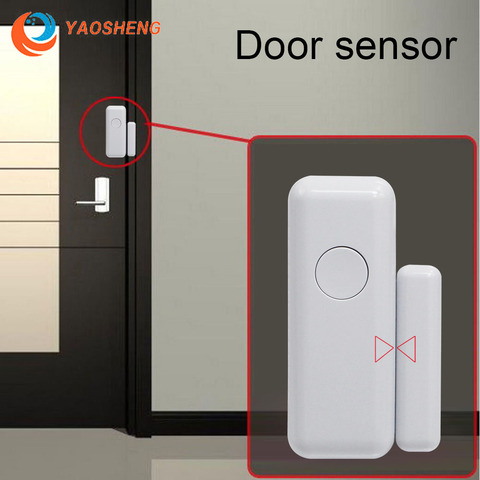Venta al por mayor 433MHz 1527 inalámbrico inteligente Puerta de ventana Detector de Sensor de imán abierto para vida inteligente sistema de alarma de hogar ► Foto 1/6