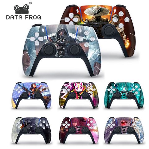 Data Frog-cubierta protectora de estilo camuflaje para mando de PS5, pegatina para control de Joystick, accesorios para Playstation 5 ► Foto 1/1