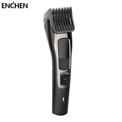 ENCHEN Sharp3S, cortadora de pelo para hombres, cortadora profesional para niños adultos, cortadora de pelo recargable por USB, máquina con 2 peines de límite ► Foto 1/6