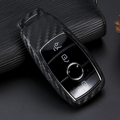 Coche de control remoto inteligente llave de protección caso de Shell funda de llave de Mercedes Benz AMG 2016 2017 Clase E W213 E200L E260 E300L E320L ► Foto 1/6