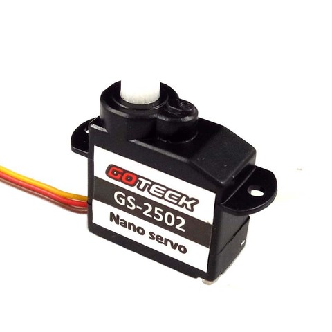 1 unidad GOTECK GS-2502 Nano Servo 2g engranaje de dirección w JST interfaz para RC Micro interior avión piezas de repuesto ► Foto 1/6