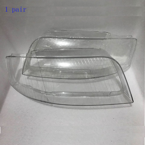 Los faros delanteros de la carcasa de la lámpara de cristal, máscaras transparentes para Audi A6 C5 2003-2005 ► Foto 1/6