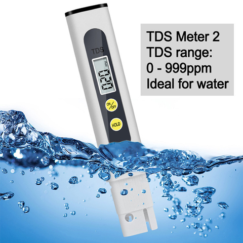 Pluma de prueba de calidad del agua portátil TDS, medidor de agua Digital, filtro, medición de agua, probador de pureza de calidad para piscina de acuario ► Foto 1/6