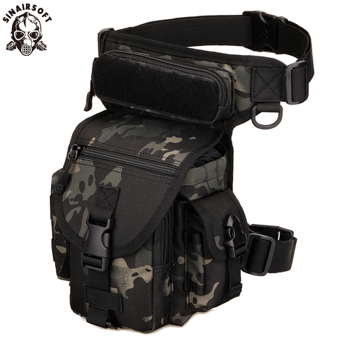 SINAIRSOFT tácticos al aire libre de Nylon de viaje impermeable bolso de la cintura bolsa de pierna para motocicleta Fanny paquetes de bolsas de paquete escalada senderismo Camping ► Foto 1/6