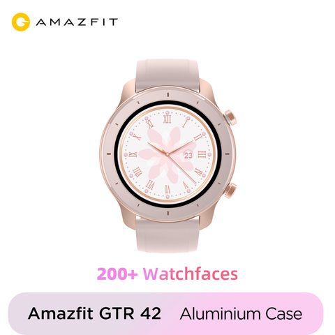 [De la nave de Rusia] versión Global Amazfit GTR 42mm reloj inteligente 12 días de batería 5ATM las mujeres Reloj GPS de Control de música para Android ► Foto 1/6