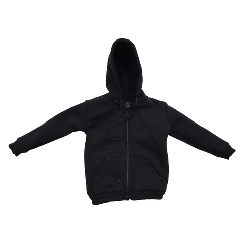 Sudadera con capucha y cremallera para hombre, escala 1/6, para figuras de acción de 12