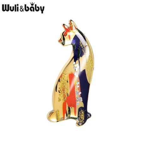 Wuli & baby-broches de animales esmaltados para mujer, broche informal de oficina para fiesta, regalos ► Foto 1/6