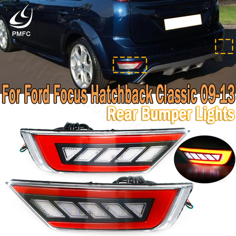 PMFC coche parachoques trasero Reflector luces antiniebla trasera asamblea en Ford clásico 2009, 2010, 2011, 2012, 2013 ► Foto 1/6