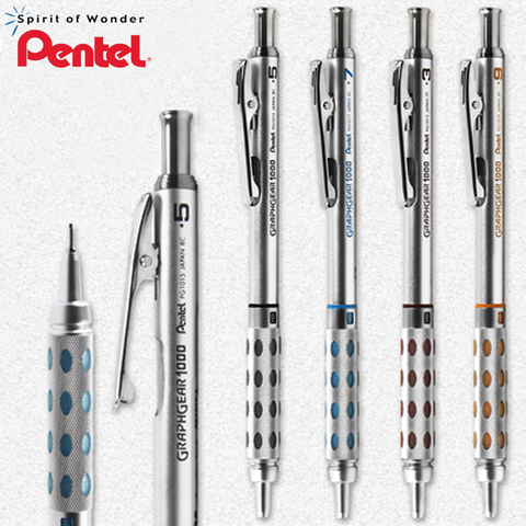 Pentel-lápiz automático para actividades de dibujo profesional, portaminas de metal PG1015 (13.17,19) de 0,3mm/0,5mm/0,7mm/0,9mm, 1 Uds. ► Foto 1/6